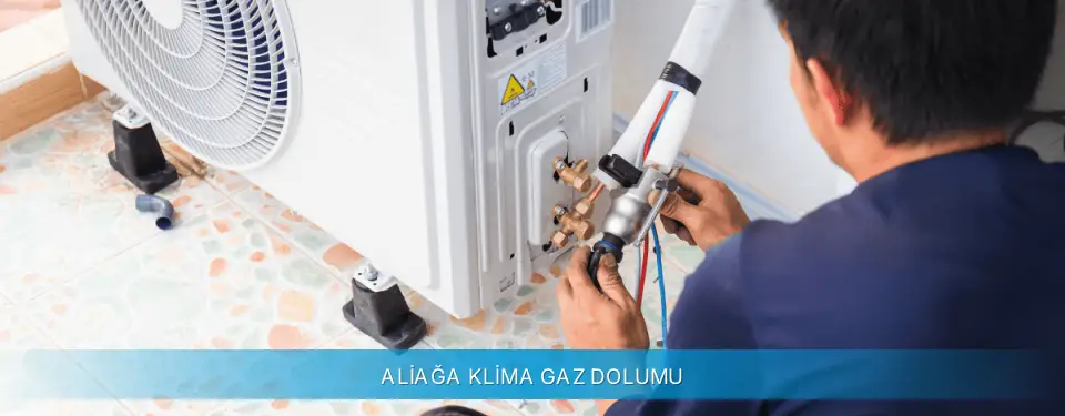 Aliağa İlçemi Gree Klima Gaz Dolumu